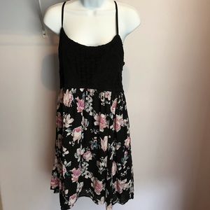 American Eagle Outfitters Black Floral Dress